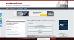 Desktop Screenshot of betreibungsaufhebung.ch